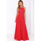 DressBetty - Women Plus Size Party Strap Fashion Bahemian Beach Chiffon Backless Dress