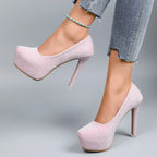 Casual Plus Size Platform Luxury Wedding Party High Heel