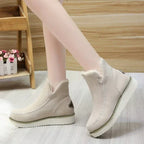Casual Warm Slipon Comfort Female Ankle Nonslip Snow Boot