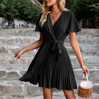 Tatiana Premium Belted Dress Everyday Luxe Edit