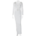 Bodycon Autumn/Winter New Fashion Laceup Slim Elegant Midi Dresses