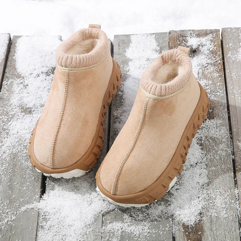 Knitted ColdProof Warm NonSlip ThickSoled Snow Boot