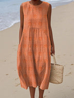 Iris Elegant Sleeveless Womens Dress with Contemporary Everyday Styling