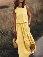 Liliana Effortless Colorful Dress Elevated Occasion Wear