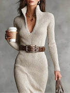 Clara | Elegant Knit Dress