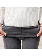 Double Sided Solid Color Casual Velvet Sweatpants
