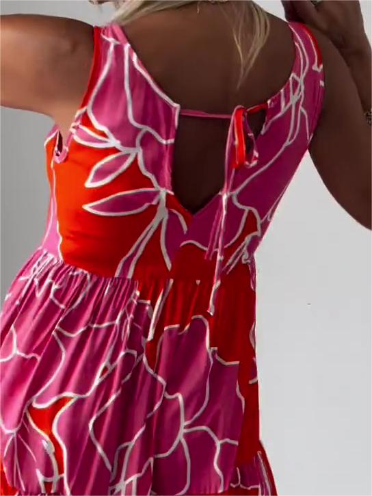 Piper Luxe Dress with Floral Print Boutique Collection