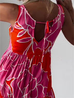 Virginia Premium Stylish Floral Print Dress Statement Occasion Edit
