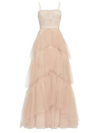 DIDA Tulle Dress in Beige