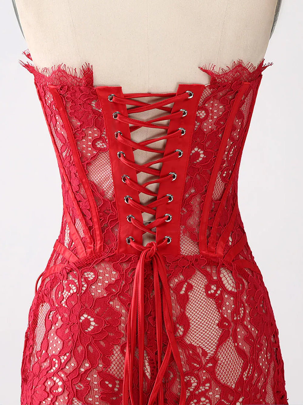 ANGELIC Mini Dress in Red