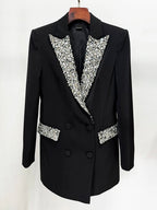 AMANZE Crystal Embellished Blazer Mini Dress