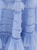 LANTE Ruffle Dress in Arctic Blue