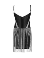 ELEXA Chain Tassel Mini Dress