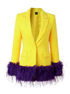 ORLA Blazer Feathers Dress