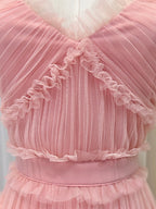 NILA Tulle Maxi Dress in Pink