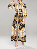 ALORA Printed Maxi Dress