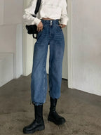 DressBetty - 2024 Streetwear Classic Full-Length Denim Pants for Women