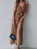 Lorena Boutique Long Summer Dress with a Floral Pattern Designer Edit