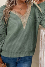 Loose casual pullover women's knitted sweater
