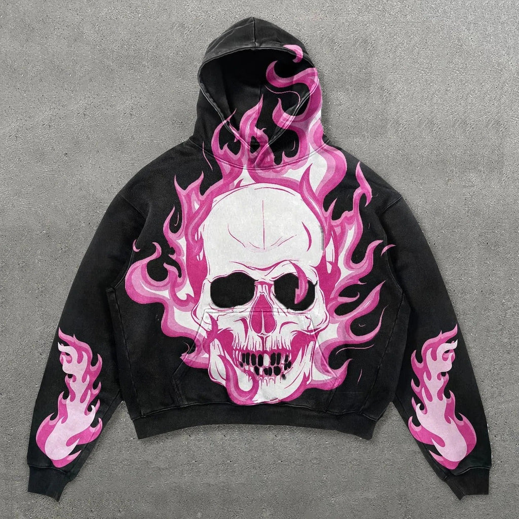3D Graphic Oversized Hoodie