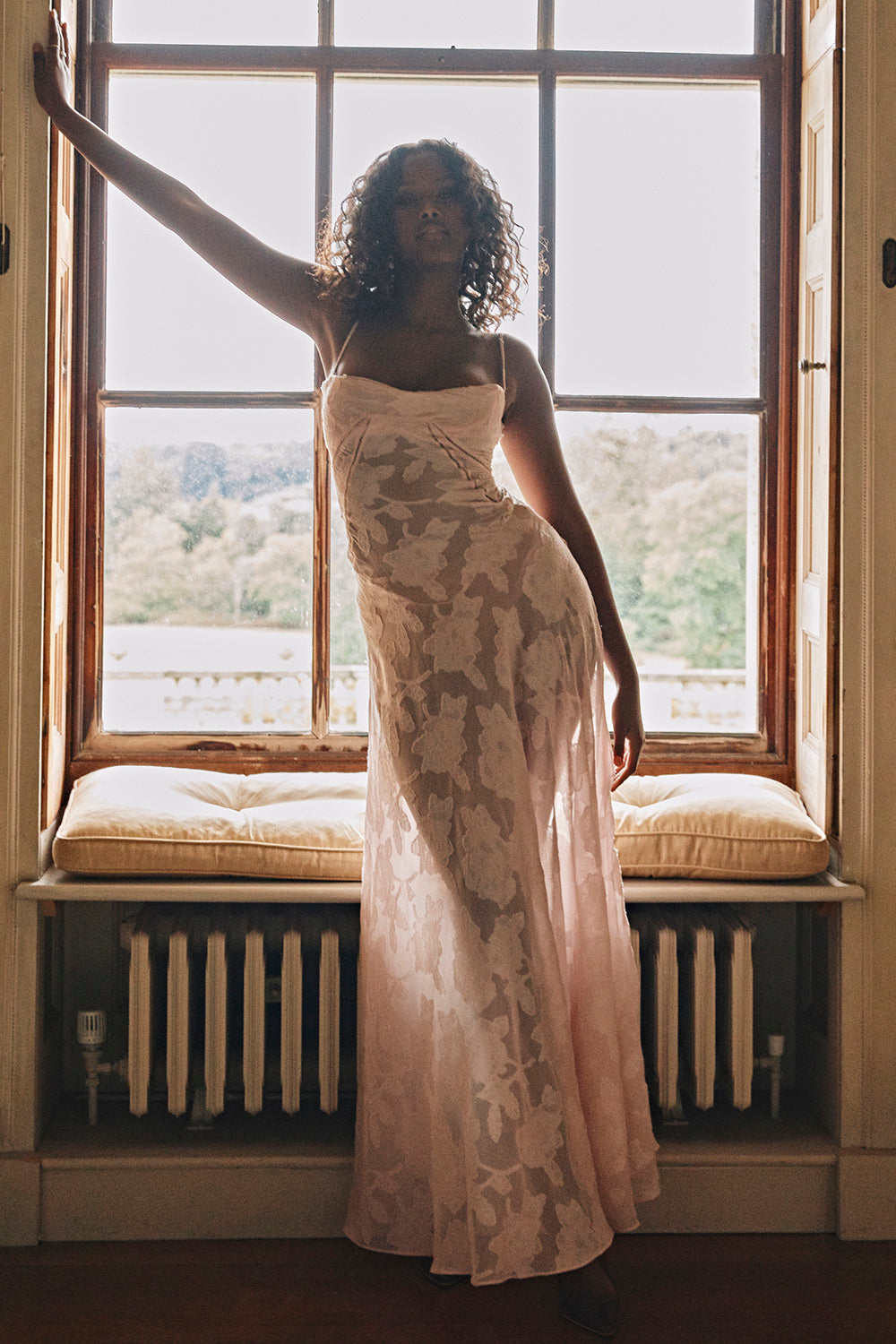 Lucy Aesthetic Dress with an Open Back Evening Wear Edit