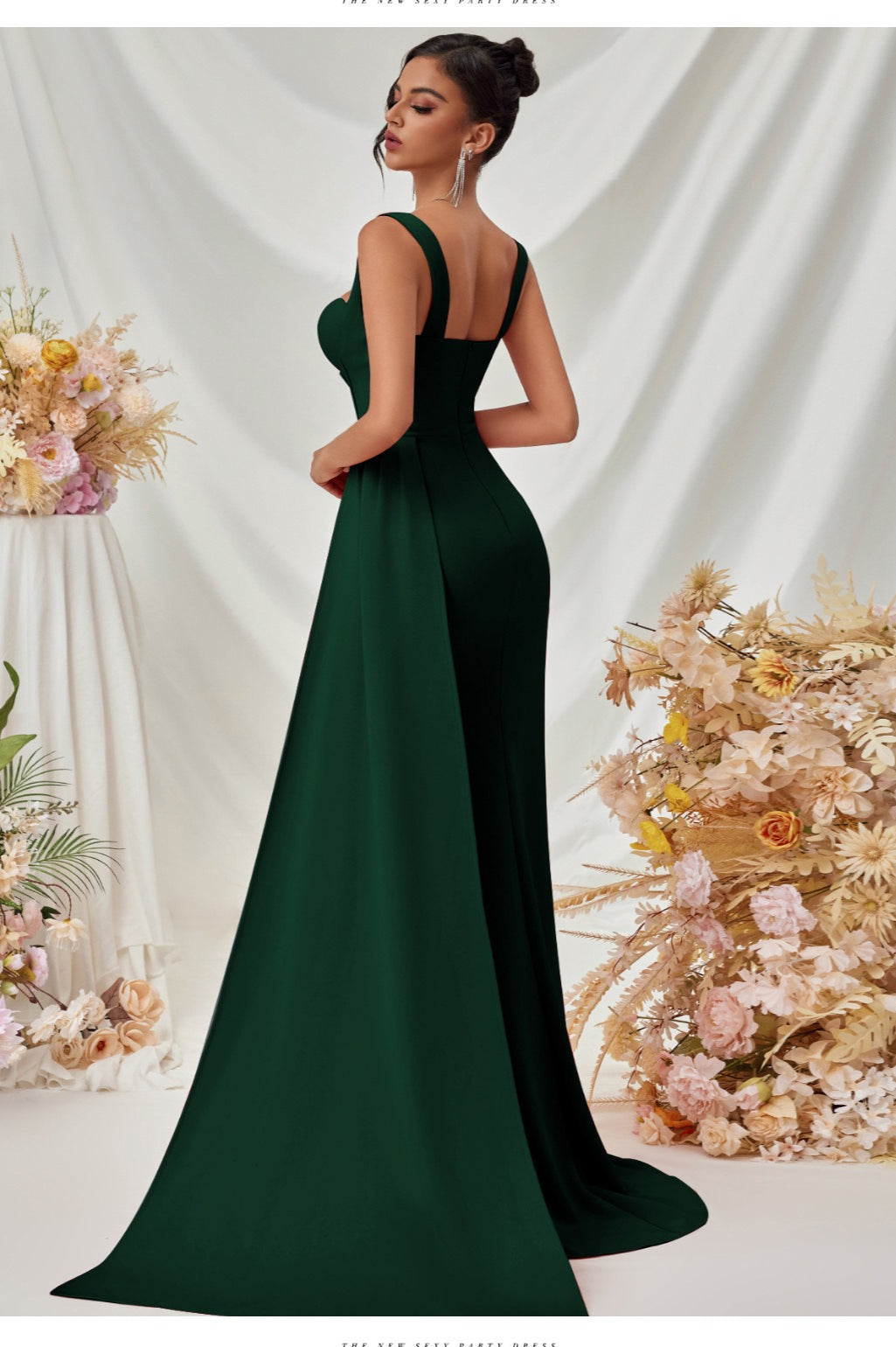 Sexy Bodycon Slit Maxi Party Dress