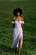 Chic Strapless Cowl Back Floral Dress