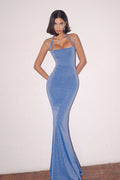 Shimmer Halter Mermaid Birthday Dress
