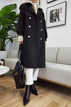 Khaki Collared Half-Zip Oversized Sweater