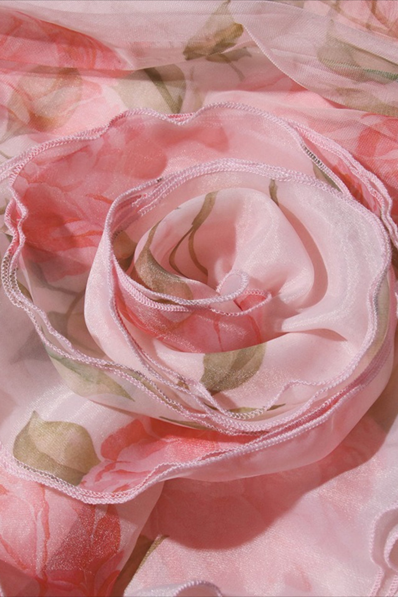 V Neck 3D Detail Elegant Maxi Floral Dress