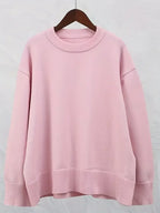 Sweet Crew Neck Pullover Sweater