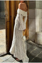 Sexy Slim Fit Off Shoulder Lace Dress