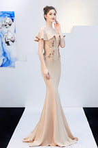 Elegant Off Shoulder Bodycon Formal Dress
