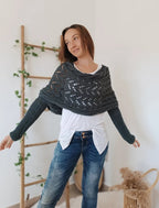 Knitted Wrap Shrugs For Women