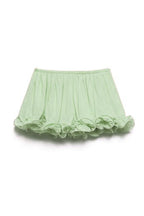 Romantic Drama Chiffon Wavy Ruffles Elastic Waist Loose Shorts