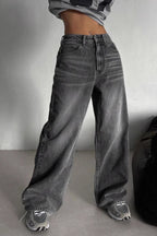 High Waist Vintage Relaxed Jeans