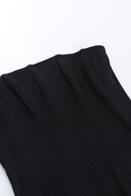 Sexy Solid Corset Crop Top