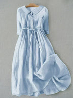Lucrecia Boutique Linen and Blend Dress Everyday Luxe Edit