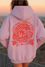 Oversized All Over Print Hoodie