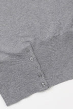 Embroidered Cotton V Neck Cardigan