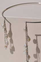 Elegant Pearl Tassel Minimalist Metal Necklace