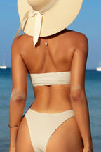 Bandeau Cutout Bikini Two Piece Swim Set