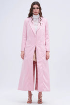 French Chic Knee-Length Overcoat