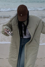 Relaxed Fit Longline Puffer Jacket