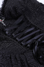 Black Strap Mini Gothic Dress