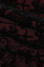 Spliced Strap Gothic Dress