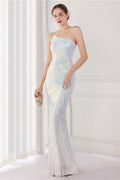 Sparkle Beaded V Neck Party Gown Formal Dress