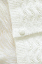 Lace Detail Long Sleeve Cardigan