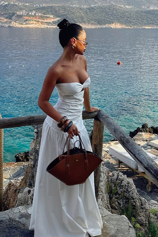 CutOut Strapless Birthday Dress