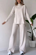 Chic Slit Casual Two-piece Set